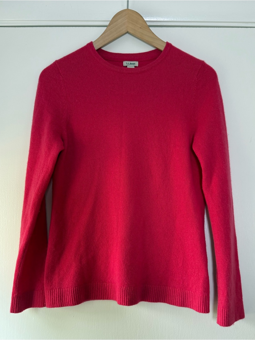 LL Bean 100% Cashmere Pullover Sweater Classic Preppy Modern Academia Soft Girl